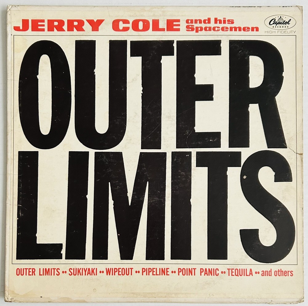 JERRY COLE – Outer Limits – T-2044 – Vinyl LP – Please See Description – Cleaned