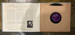 Bach Two Part Inventions 10 inch Vinyl Album Set featuring pianist Erno Balogh