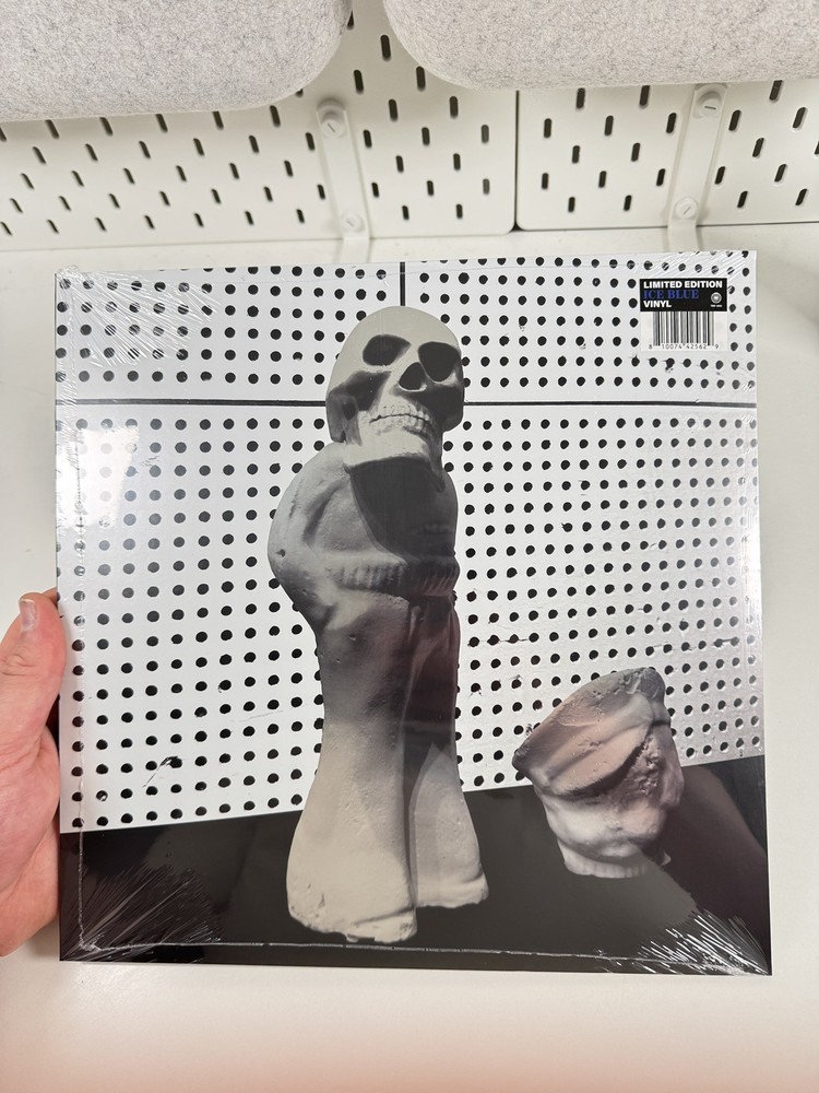 RARE Jack White – FROZEN CHARLATAN Chrome Cover w/ Ice Blue Vinyl w/ LP Poster