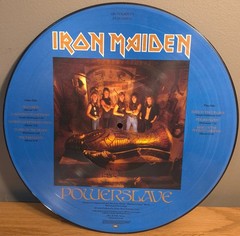 Iron Maiden Powerslave Picture Disc LP 1984 EMI Records Vinyl Heavy Metal