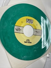 NIRVANA /THE FLUID SUB POP 1991 (SP97) 7″ GREEN MARBLE VINYL LIMITED EDITION