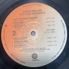 Steve Miller Band Fly Like an Eagle Vinyl LP 1976 Capitol Records SW11497