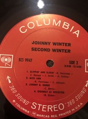 Johnny Winter – Second Winter vinyl LP Three Sided – VG