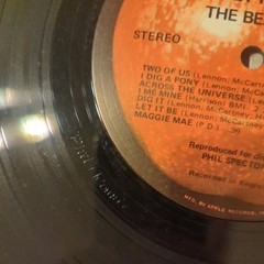 Beatles Let It Be Vinyl Record AR 34001 1970 Red Apple Label