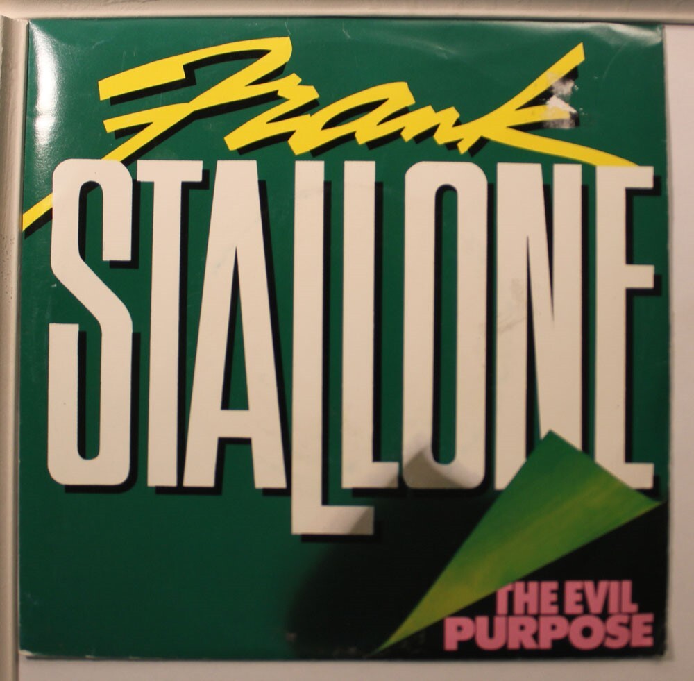 Picture Sleeve 45 Frank Stallone – The Evil Purpose / The Road To Freedom On Bpi