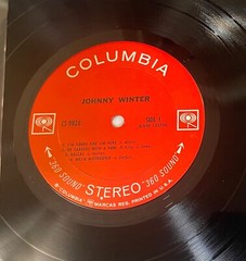 JOHNNY WINTER Self Titled 1969 COLUMBIA CS-9826 LP 2-eye VG++