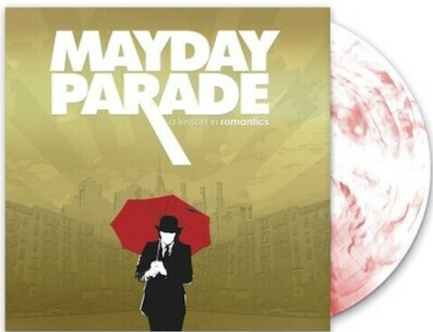 Mayday Parade – A LESSON IN ROMANTICS – Milky Clear + Red Smoke Color Vinyl NEW!