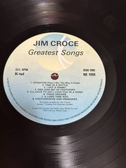 Jim Croce His Greatest Songs K-Tel Folk Greatest Hits LP Vinyl Record Album