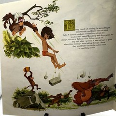 Walt Disney The Jungle Book Disneyland 3948 LP & Illustrated Book 1967