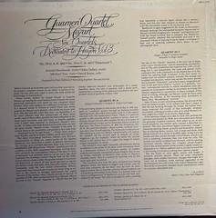 Classic Music Vinyl Records – MOZART: Six Quartets Dedicated to Haydn Vol. 3 NM