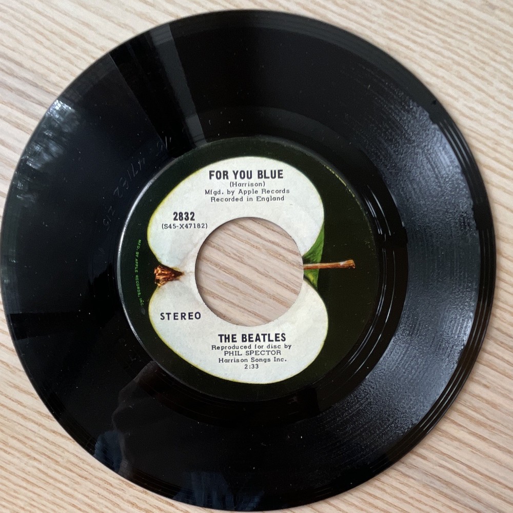 The Beatles – For You Blue/Long and Winding Road 7″ 45 Apple 2832