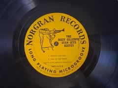 Norgran N-2 Dizzy Gillespie Stan Getz Sextet 10 inch 33 rpm