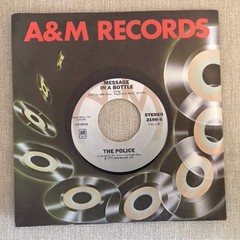 The POLICE ~ Message In A Bottle / Landlord (live) US 45 w/Poster Sleeve ~ Sting