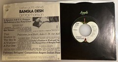 George Harrison / Bangla-Desh & Deep Blue / 1971 Apple 45 w/ PS 45 / NM