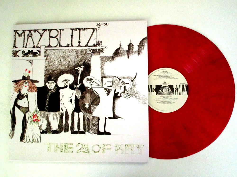 MAY BLITZ THE 2nd OF MAY LP RARE IMPORT RED 180 GRAM VINYL HARD ROCK / PROG