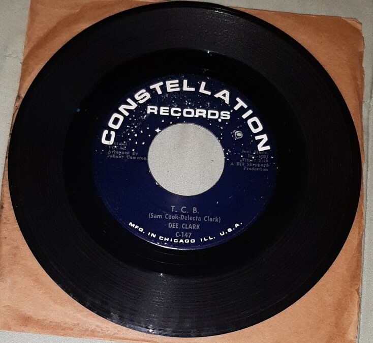 Dee Clark 45 It’s Impossible / T.C.B. Constellation Records C-147 ex