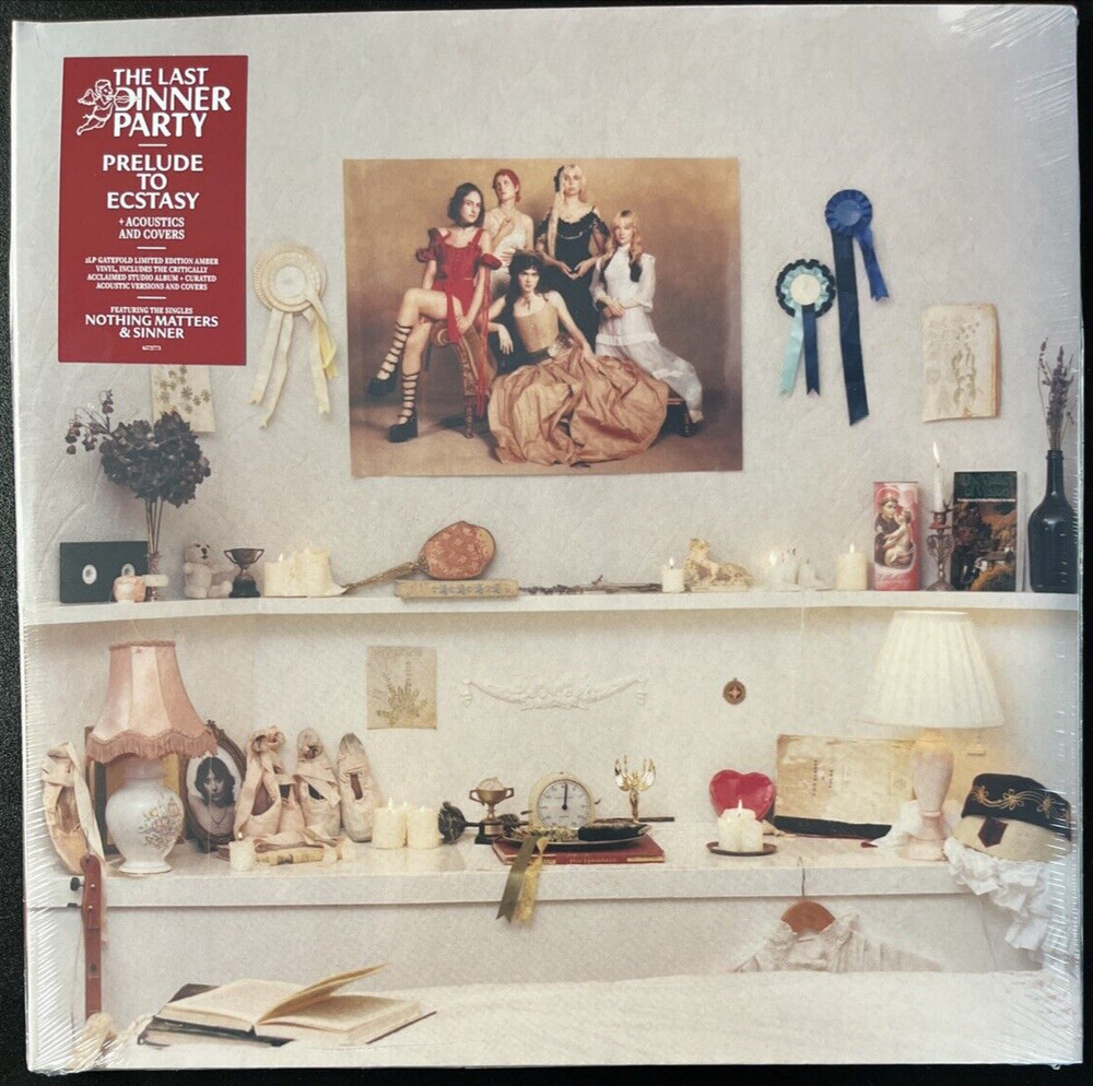 THE LAST DINNER PARTY PRELUDE TO ECSTASY ACOUSTIC AMBER VINYL 2LP SEALED MINT