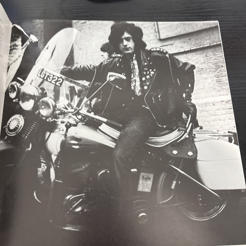 Vtg 1990 Led Zeppelin 12×12 Booklet Insert With Fold Out Center