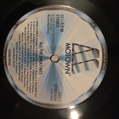 DIANA ROSS vinyl record All The Great Hits ex/ex