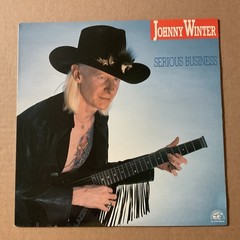 Johnny Winter Serious Business Vinyl LP Alligator AL4742 EX/EX