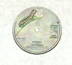 TELEVISION Foxhole 1978 UK 7″ Vinyl Single Elektra record 45