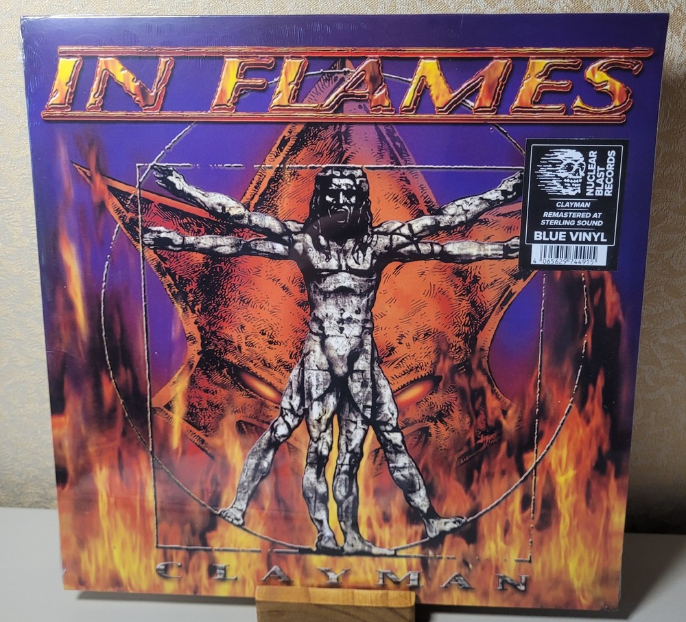 IN FLAMES CLAYMAN (Sealed & New)w/minor sleeve damage