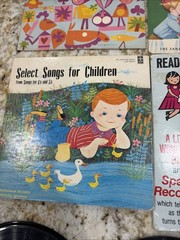 Vintage Children’s Record Lot Disney Disneyland Bambi 45 & 33 1/3 RPM Read