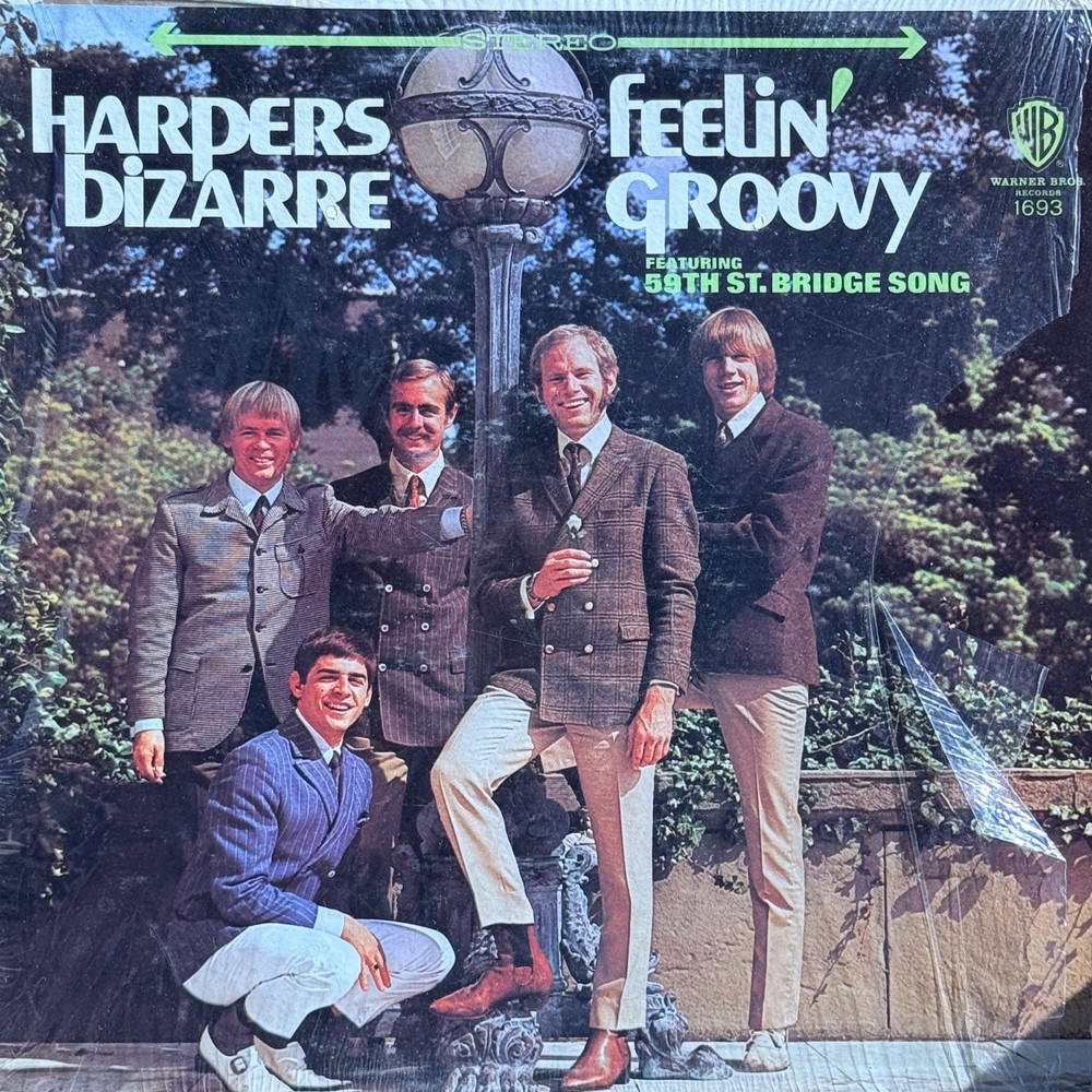 Harpers Bizarre – Feelin’ Groovy LP Record 1967 Warner Bros Pop Stereo 33 RPM