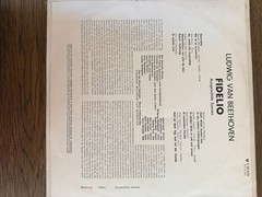 Beethoven Fidelio (Ausgewählte Szenen) Vinyl LP Electrola WCLP 800