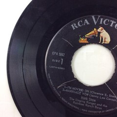 Hank Snow 45 rpm Vinyl Record I’m Moving On RCA Victor