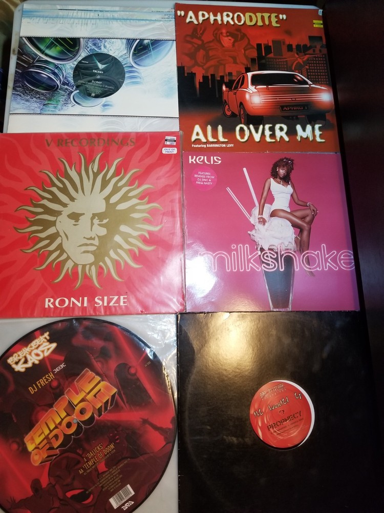 Jungle Drum N Bass Vinyl Record Lot Vintage Roni Size DJ Rap Freq Nasty Fresh