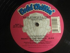 KOOL G RAP & D.J. POLO ROAD TO THE RICHES 12″ OG ’89 COLD CHILLIN’ PROMO RAP VG