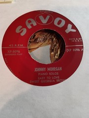 Piano Styles of Johnny Mohegan ~ 1953 Savoy 45 EP