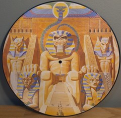 Iron Maiden Powerslave Picture Disc LP 1984 EMI Records Vinyl Heavy Metal