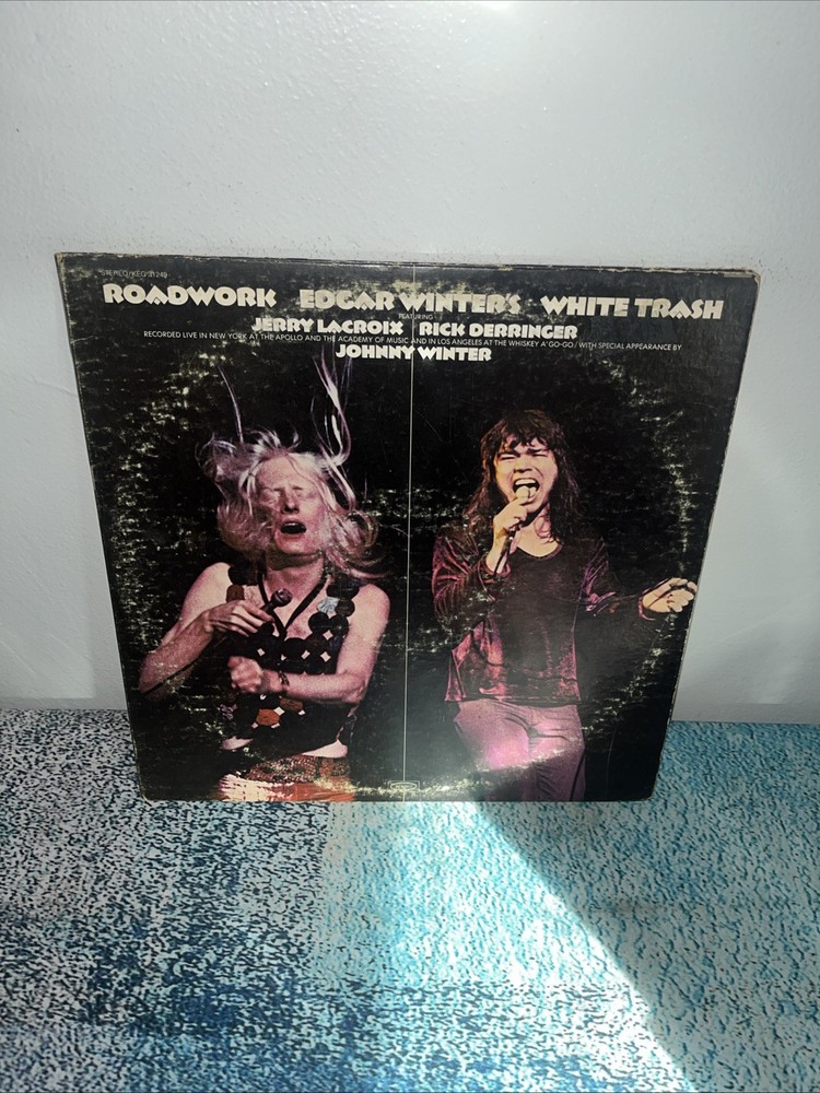 EDGAR WINTER’S WHITE TRASH – Roadwork (Epic KEG 31249, 1972) Misprint VG+
