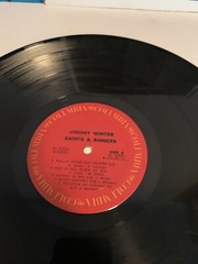 JOHNNY WINTER “Saints And Sinners” 1974 Vinyl LP Columbia KC32715