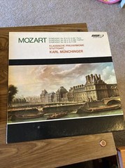 Mozart Symphony 31,35,32 Karl Munchinger, LP1969 London ffrr Stereo CS 6625