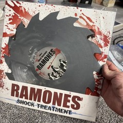 Ramones Shock Treatment Die Cut Buzz Saw Vinyl