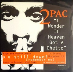 2Pac – I Wonder If Heaven Got A Ghetto 12″ 1997 Jive Records White Label NM