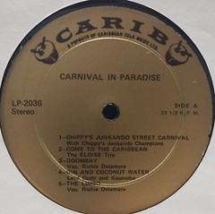 CARNIVAL IN PARADISE Chippy Chipman Junkanoo Drums 1962 CARIB LP shrink EXOTICA
