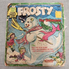 Vintage Peter Pan Records FROSTY THE SNOWMAN 45 rpm Vinyl Record – 4 Songs