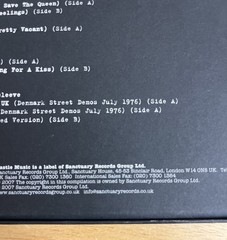 Sex Pistols Spunk Ltd Edition Box Set UK 2007 7 x Vinyl Black AS IS see photos