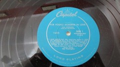 VINTAGE 1956 VINYL RECORD ALBUM TITLED FOR YOUNG MODERNS IN LOVE BY SAM DONAHUE