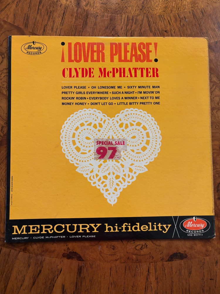 CLYDE MCPHATTER “Lover Please” 1962 Mercury (40)