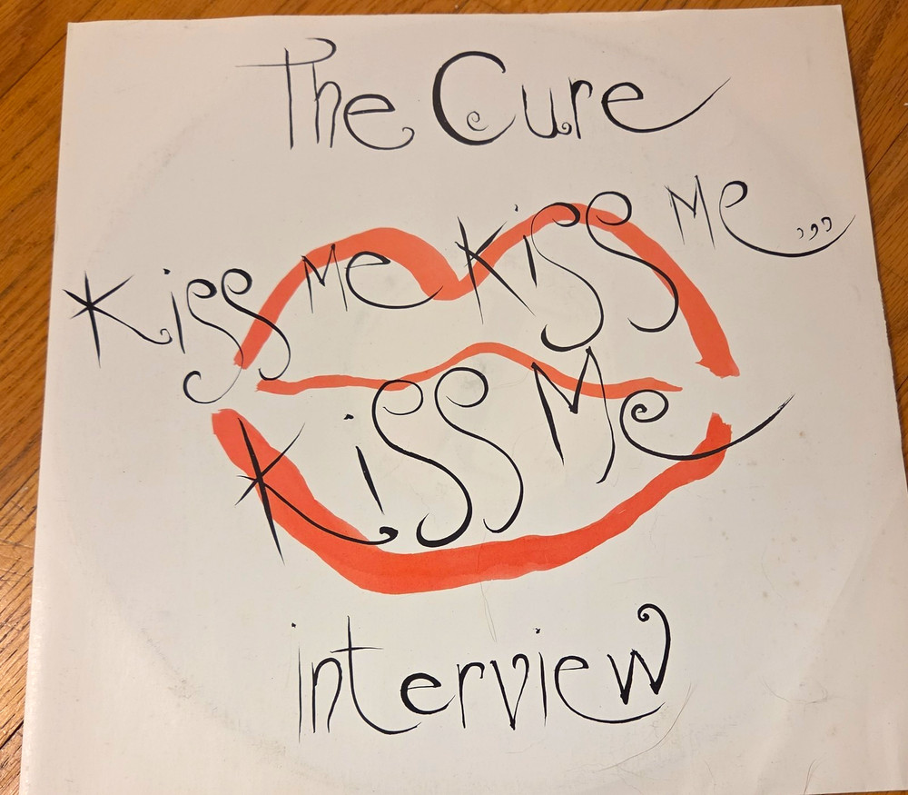 The Cure Kiss Me Kiss Me Kiss Me Interview 12″ Black Vinyl LP Polydor 1987