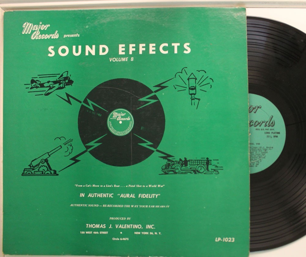 N/A Lp Sound Effects Volume 8 On Major – Vg++ / Vg+