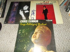 LOT OF 7 ORG FEMALE JAZZ LPS CHRIS CONNOR, PEGGY LEE, MORGANA KING+