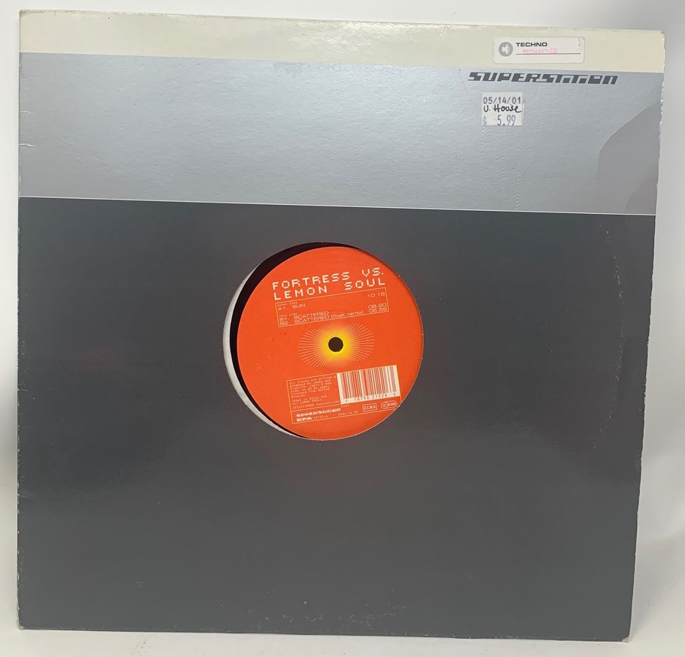 Fortress Vs Lemon Soul – Sun/Scattered 12″ vinyl Trance/Techno FREE USA SHIP