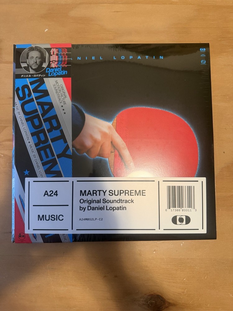 Marty Supreme (Original Soundtrack) 2LP Vinyl Ping Pong Orange Rough Trade /500
