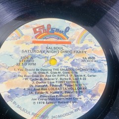 Saturday Night Disco Party 1978 Salsoul SA 8505 LP Vinyl Record Dance